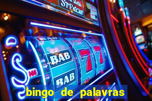 bingo de palavras de natal